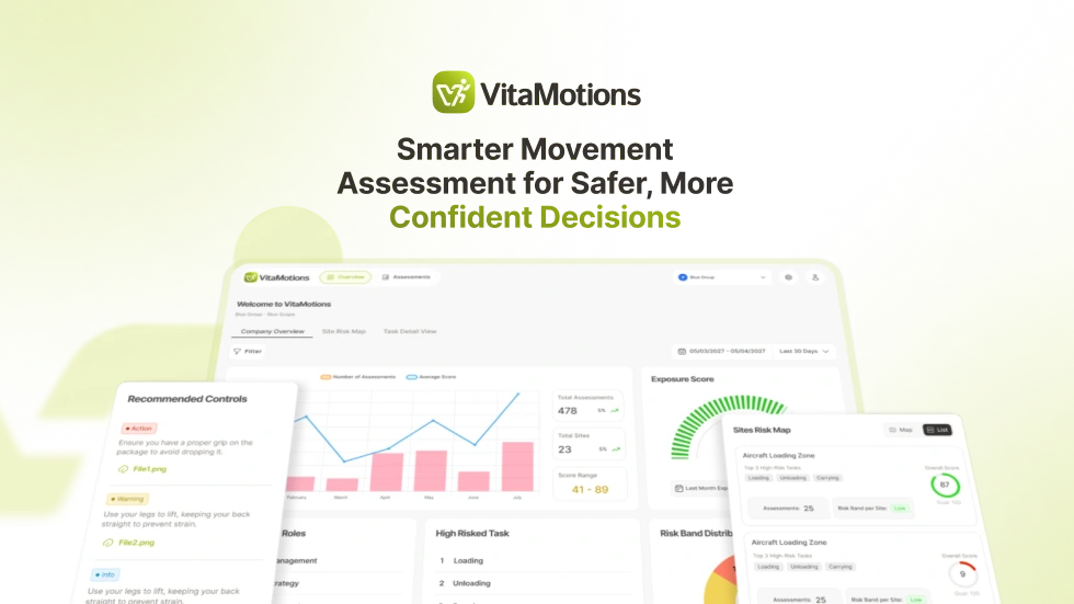 VitaMotions product walkthrough preview